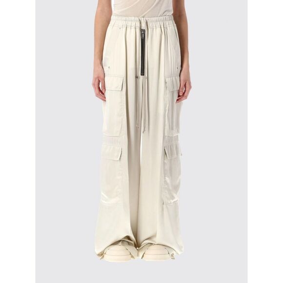 Rick Owens Pants Woman Yellow Cream